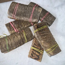 BULK MERINO RAM HORN KNIFE HANDLE MATERIAL, BLANK SCALES, 5” X  2 1/4’ X 3/8” +-