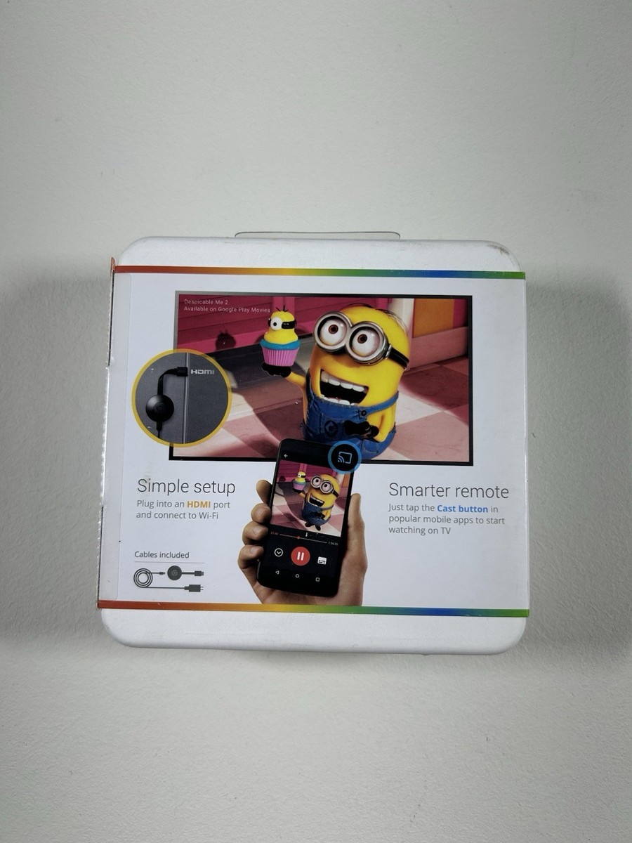 Google Chromecast (2nd Generation) HD Media Streamer - Black