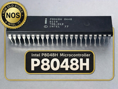 Intel P8048H Microcontroller DIP-40   Vintage 8-bit MCU  1977 NOS Retro Computer