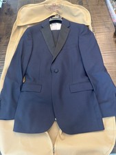 Brooks Brothers Red Fleece Navy Tuxedo Suit Set 38R 30x30 Marzotto Italian Great