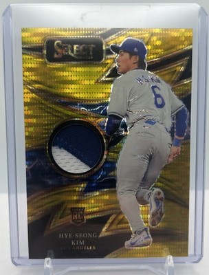 2025 Select Baseball Hye-Seong Kim RC Gold Sparks Patch 5/10 #SP-HK