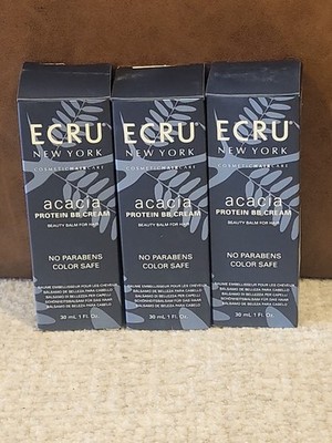 ECRU New York Acacia Protein BB Cream 1floz/30ml X3 Sealed Bottles