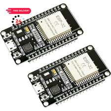 Hosyond 2Pack ESP-WROOM-32 ESP32 Development Board WiFi Bluetooth