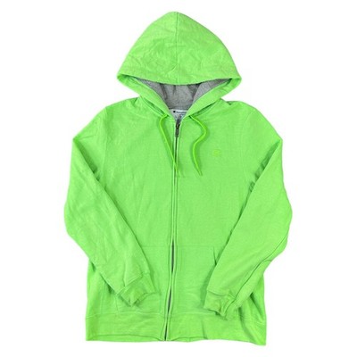 Champion Full Zip Hoodie Regula Y2K grün Sweatshirt Damen Large
