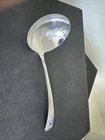 International Silver Spring Glory Gravy Ladle 6 5/8” Sterling