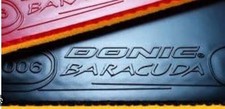 Donic Baracuda Tischtennis Belag / Schwarz / Schwammstärke MAX