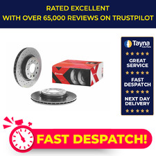 2x Brake Discs Pair Vented fits SEAT LEON 1P1 Front 05 to 12 280mm Set Brembo