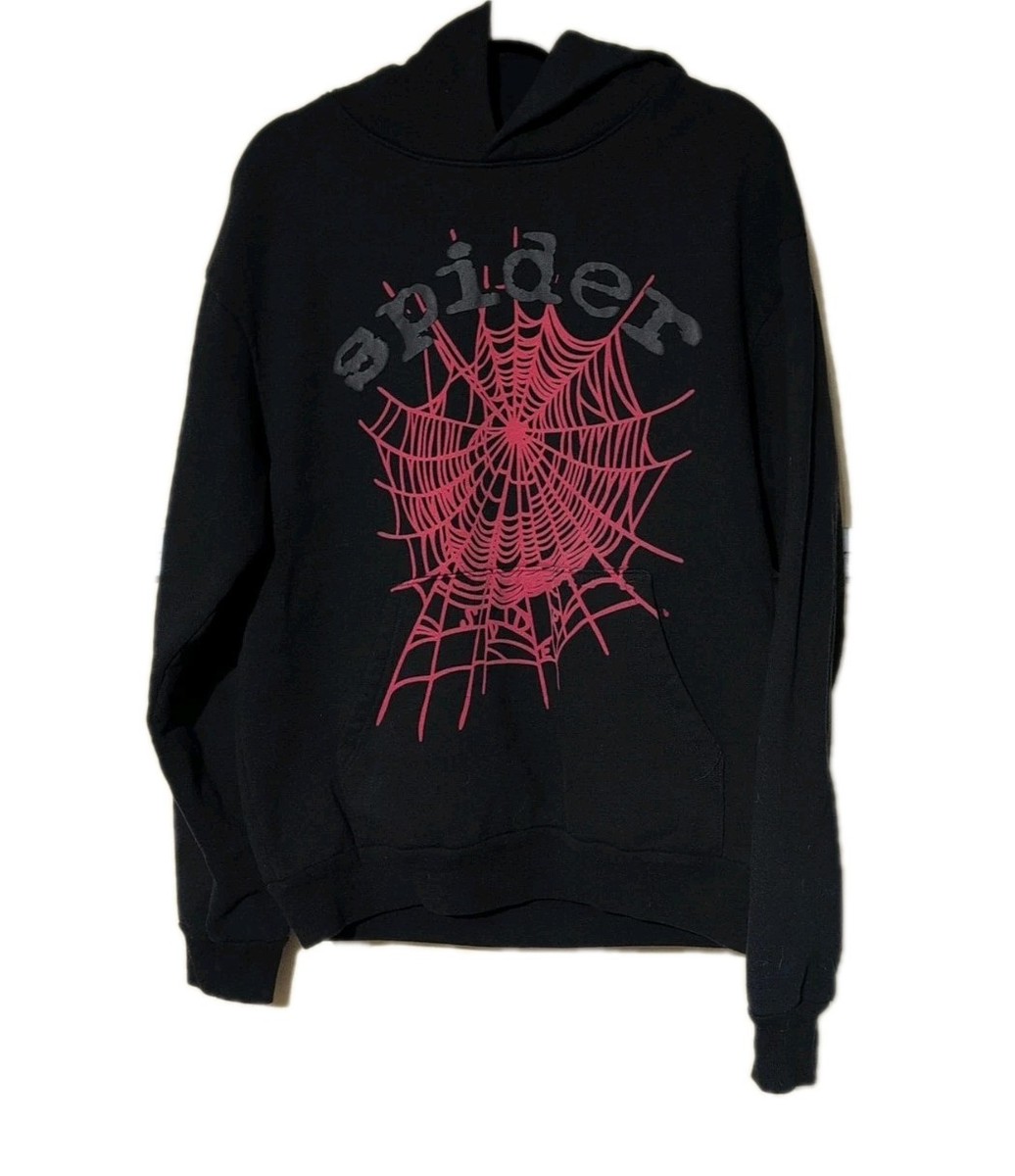 SIZE  M Spider Worldwide Sp5der Black OG Web Pullover Hoodie FREE YOUNG THUG View 2