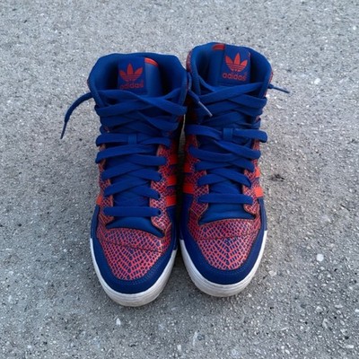 Adidas Originals Instinct Hi Blue Orange Snakeskin Mens 8.5 C75407 High Top