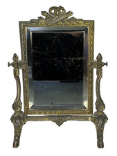 PETIT MIROIR DE TABLE ANCIEN DE STYLE LOUIS XVI  XIXème