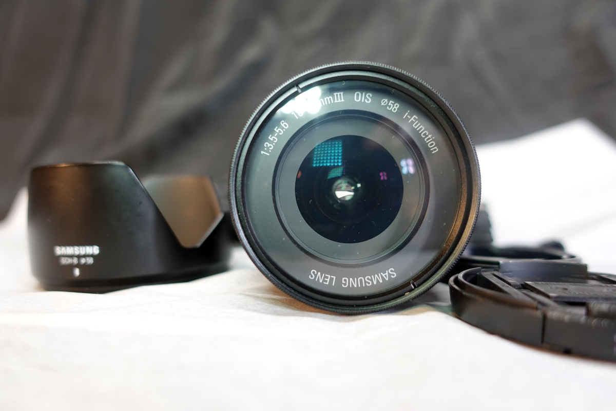 Samsung NX 18-55mm F3.5-5.6 OIS Zoom Lens - Black (EX-S1855CSB)+