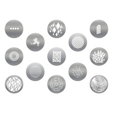 13pcs Round GOBO Kit I for Optical Snoot Conical Focalize Condenser Spotlight...