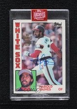 2019 Topps 12/99 Harold Baines (1984 Topps) #84T-434 Buyback Auto HOF 7xr