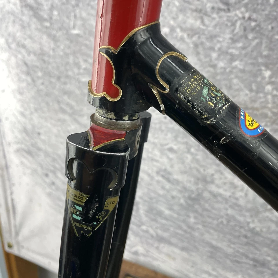 Cuadro Vintage Motobecane Grand Record 63cm ALTO Reynolds 531 Francia 27 123 Foto 2 de 4