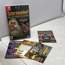Guacamelee! One-Two Punch Collection (Nintendo Switch) 100% Complete With Poster