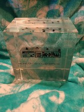 HTF Rare Burton Snowboard Acrilic Cube Store Sign Display. Very Nice