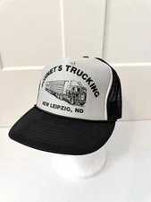 Vintage Trucker Hat Mack Semi Trucking Snapback Mesh Rope Nissin Foam Cap 90s