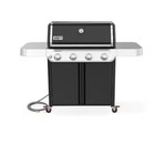 Weber Genesis E 415 4 Burner Natural Gas Grill in Black with Cast Iron Grates