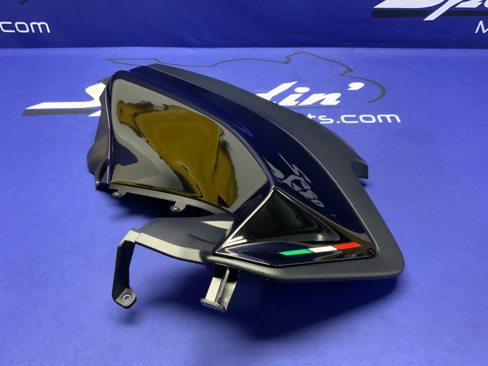 Ducati Left Tank Fairing (Thrilling Black) Panigale V2 20-25 OEM 4801B041AD-1