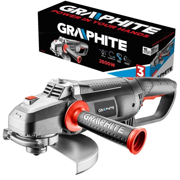 Graphite Winkelschleifer 2600W 230 Mm 59G208 Flex Trennschleifer Profi Elektro-image