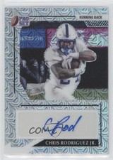 2022 Leaf Pro Set Metal Silver Mojo 16/25 Chris Rodriguez Jr #PA-CRJ Auto 0u66