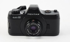 Pentax Auto 110 Subminiature Camera, 24mm F2.8 for Parts/Repair 