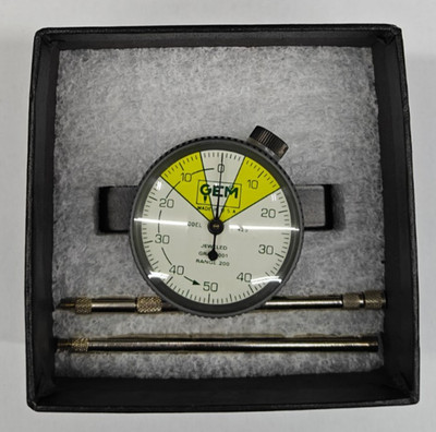 GEM Easy-Check Dial Depth Gage 0-6'' .001'' Graduation T-425 USA