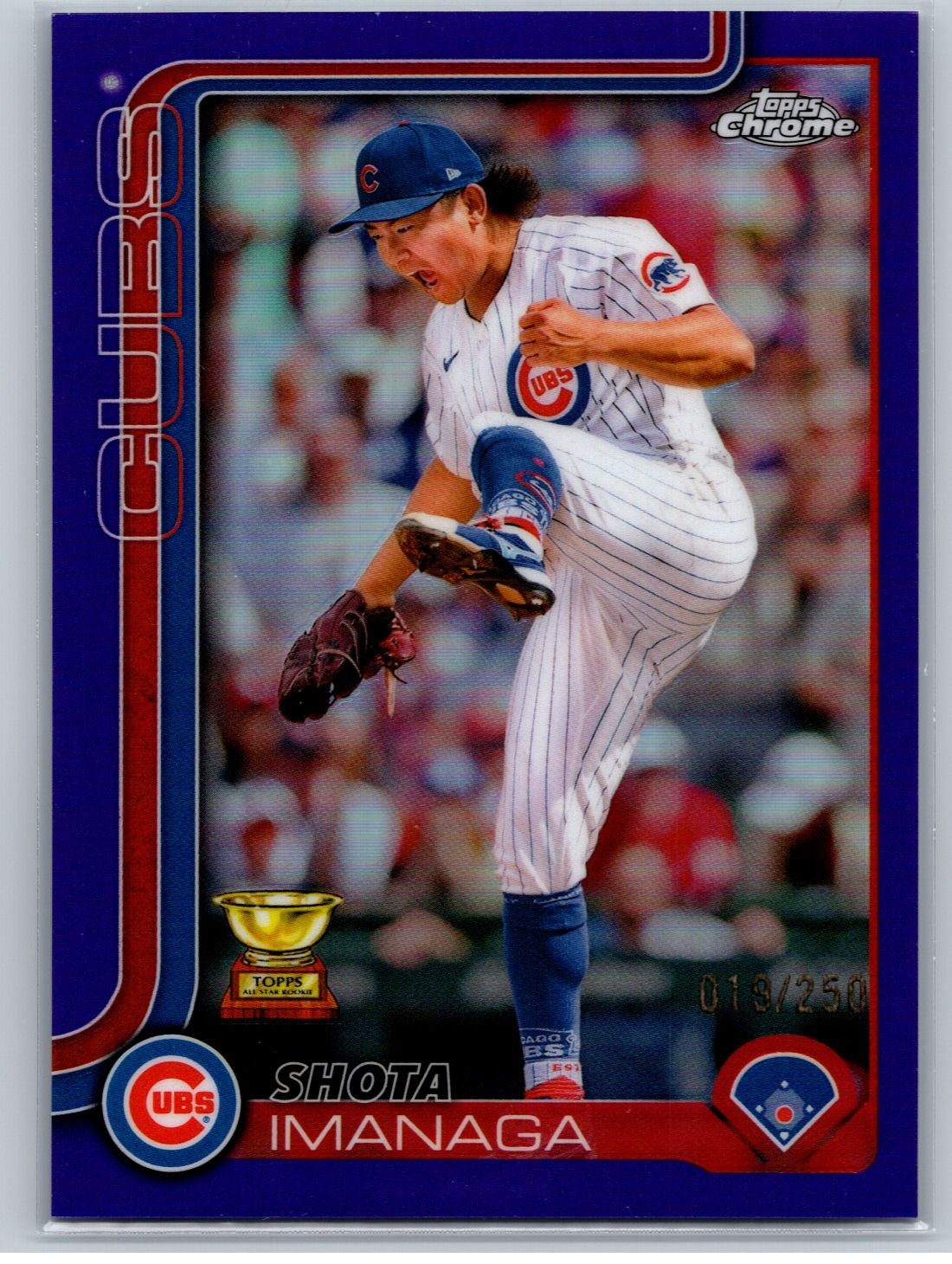 2025 Topps Chrome #149 Shota Imanaga Purple Refractors #/250