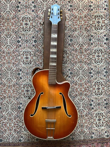 Besson Aristone Archtop Acoustic Guitar