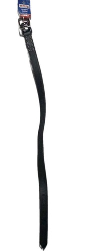 Petco 3/4″ Leather Collar for dogs in black, Size 18″ Medium