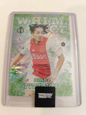 Topps Total Football 24/25 Kian Fitz-Jim White Ice /75 Ajax RC Rookie Green 4/75
