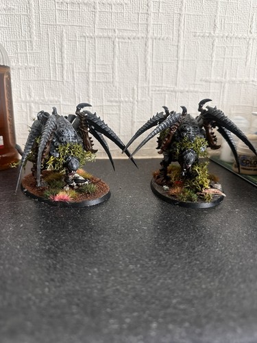Warhammer 40k Carnifex Brood Tyranids Miniature Pack of 2 Assembled Painted