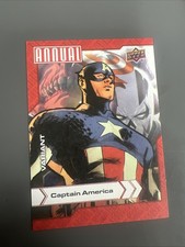 2022-23 Upper Deck Marvel Annual Canvas Variant Captain America #14
