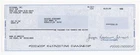Keyshawn Johnson Signed Autograph Full Name Business Check to ex-Wife