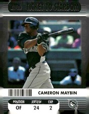 2009 Topps Ticket to Stardom #TTS-4 Cameron Maybin Ticket To Stardom