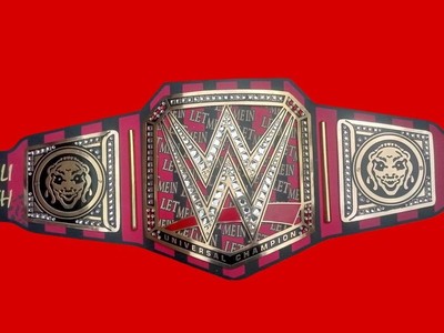 Tribute Bray Wyatt Fiend Universal Wrestling Championship  Belt  2mm/4mm