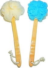 2-Pack Shower Loofah Body Back Scrubber - Exfoliating Loofah luffa loofa Ba...