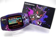 Nintendo Game Boy Advance Konsole Gengar Evo, IPS 3.0 Zoll, OVP, Pokémon, GBA