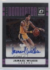 2016 Donruss Optic Hall Dominator Signatures 30/99 Jamaal Wilkes #6 Auto HOF s3g
