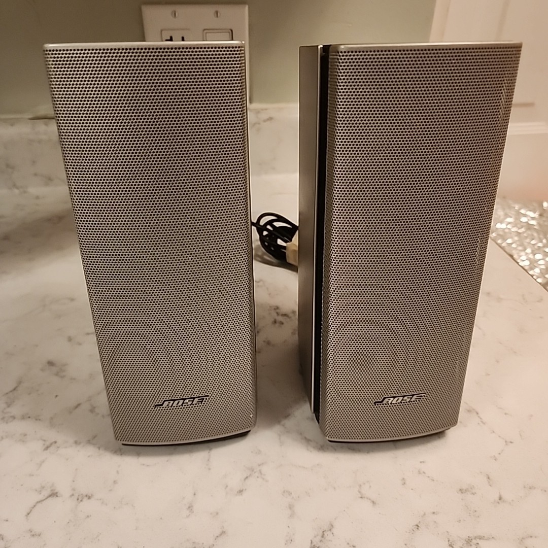 Bose Companion 20 Multimedia Speaker System - Silver for sale