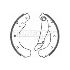 Tomex Brakes Bremsbackensatz hinten TX20-16 2016 90399218 90350169 | 253631