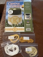 Janlynn Candle Corsets CELTIC MONOGRAM Counted Cross Stitch Kit 14 Ct PC