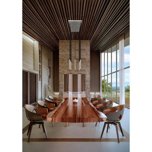 23 Light Linear Chandelier - Picture 5 of 6