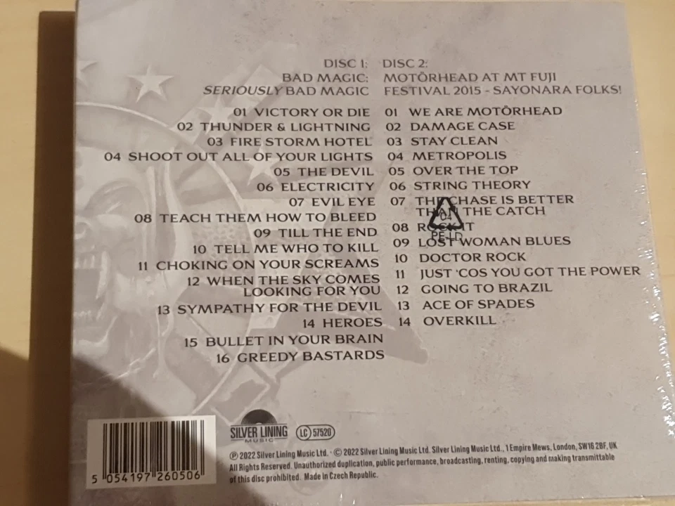 Motörhead - Seriously Bad Magic - 2 CD Album - 2022- Digipak - Neu - OVP - - Bild 2 von 2