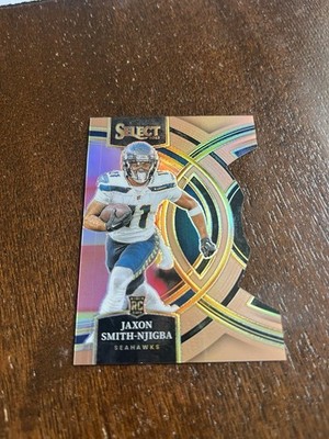 2023 Panini Select - Premier Level Jaxon Smith-Njigba Copper Prizm Die-Cut /299 