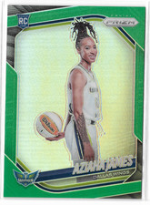 2025 Panini Prizm WNBA Variation Green #141 Aziaha James RC Dallas Wings NC St