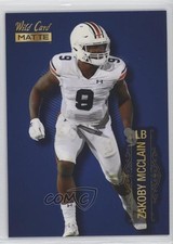 2022 Wild Card MATTE Blue Zakoby McClain #MB-130 g1d