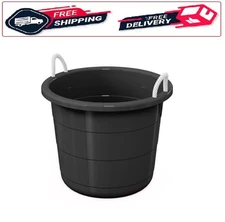 Life Story Flexible 17-Gallon Plastic Storage Tub with Rope Handles, Multi-Purpo