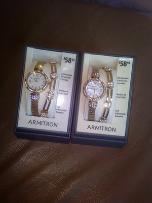 WOMEN'S STAINLESS STEEL WATCH ARMITRON mother's day gift