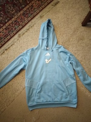 Adidas South Florida USF Bulls 2023 Team Issued Hooded Sweatshirt Hoodie MEDIUM 